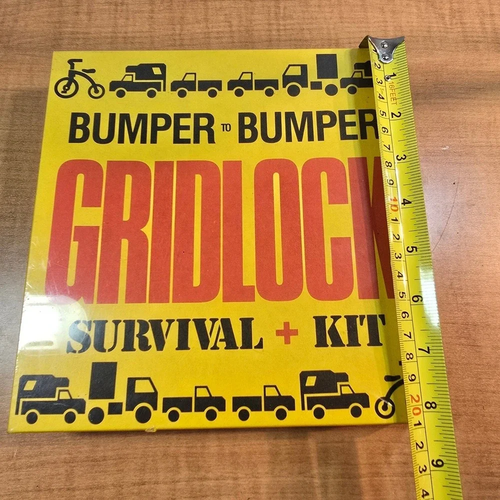 Bumper to‎ Bumper GRIDLOCK survival kit - Vintage WHITE ELEPHANT GIFT